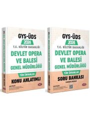 2024 GYS ÜDS Kültür Bakanlığı Devlet Opera ve Balesi Genel Müdürlüğü Konu + Soru Set Data Yayınları