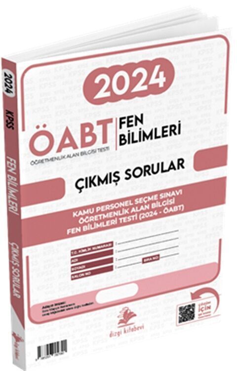 Dizgi Kitap ÖABT Fen Bilimleri Öğretmenliği 2024 Sınavı Çıkmış Sorular Çözümlü Dizgi Kitap