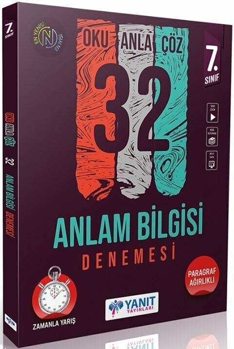 Yanıt Yayınları 7. Sınıf Anlam Bilgisi Oku Anla Çöz 32 Deneme