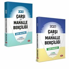 Data Yayınları 2023 Çarşı ve Mahalle Bekçiliği Konu Anlatımı ve Soru Bankas 2 Kitap Set