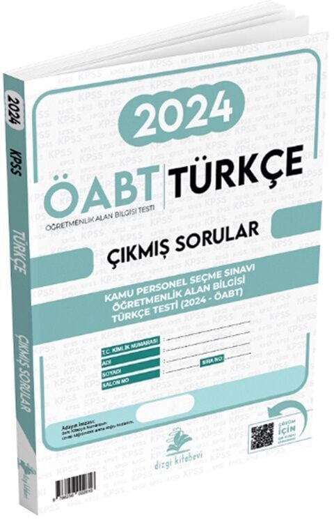 Dizgi Kitap ÖABT Türkçe Öğretmenliği Sınavı Çıkmış Sorular