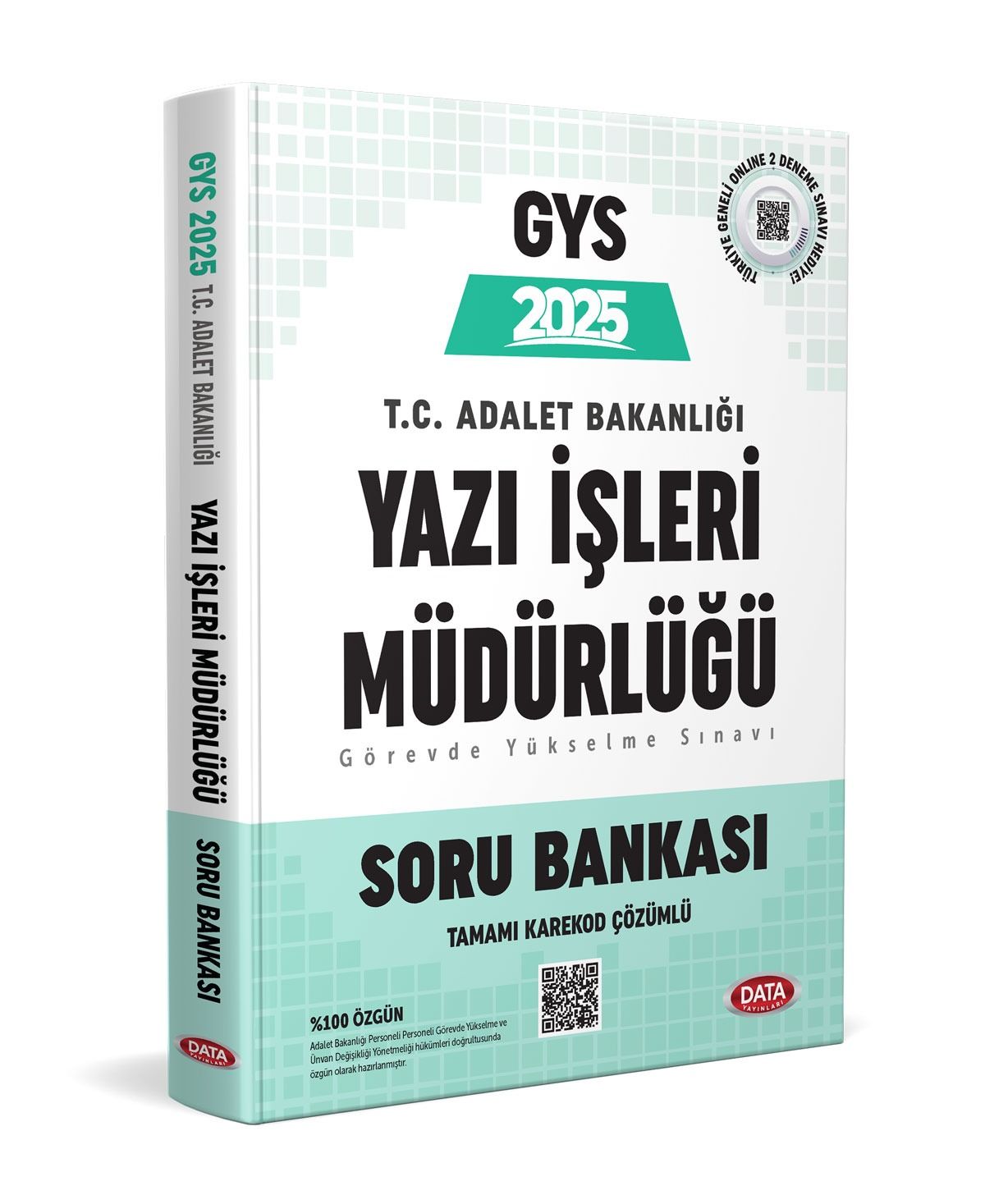 Data Yayınları 2025 GYS Adalet Bakanlığı Yazı İşleri Müdürlüğü Soru Bankası