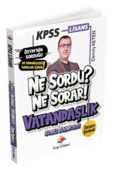 Dizgi Kitap KPSS Lisans Ne Sordu Ne Sorar Vatandaşlık Tamamı Çözümlü Soru Bankası