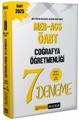 Pegem 2025 ÖABT MEB-AGS Coğrafya 7 Deneme Çözümlü Pegem Yayınları