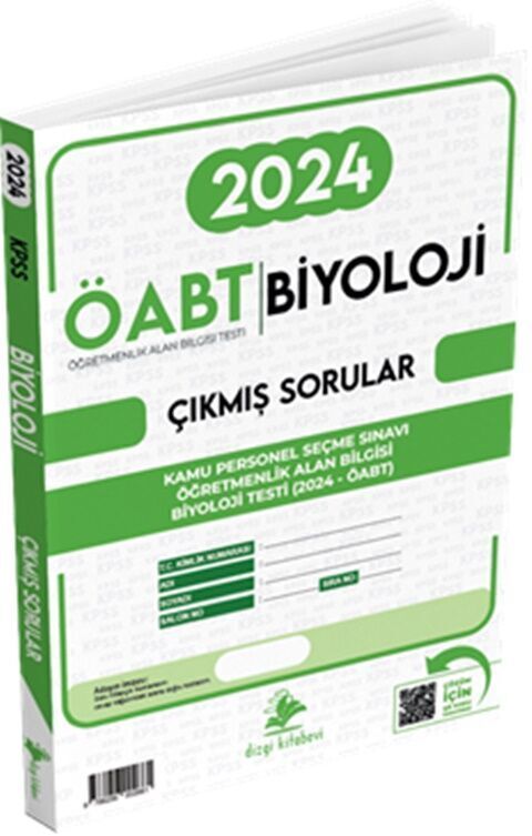 Dizgi Kitap ÖABT Biyoloji Video Çözümlü 2024 Sınavı Orijinal Çıkmış Sorular