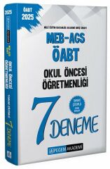 Pegem 2025 ÖABT MEB-AGS Okul Öncesi Öğretmenliği 7 Deneme Çözümlü Pegem Yayınları