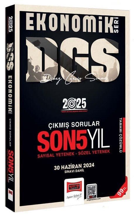 Yargı 2025 DGS Çıkmış Sorular Son 5 Yıl Çözümlü Ekonomik Seri Yargı Yayınları