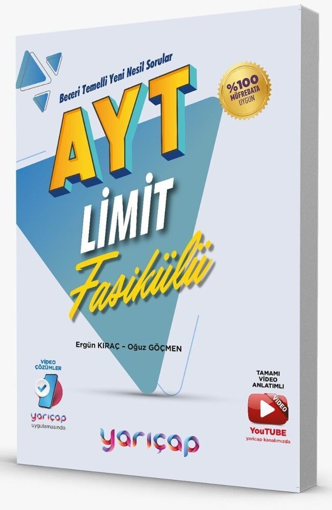 YarıÇap Yayınları AYT Limit Fasikülleri