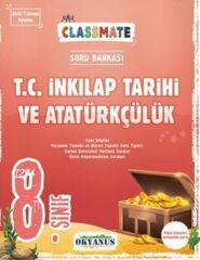 Okyanus 8. Sınıf TC İnkılap Tarihi ve Atatürkçülük Classmate Soru Bankası Okyanus Yayınları