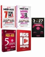 İndeks + Pegem + Uzman 2025 MEB AGS 10+5+10 Deneme 5 li Set + Anla Kazan Paragraf