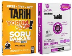 Pegem + İndeks 2025 KPSS Tarih Ezberbozan Yorum Sizin Soru Bankası 2 li Set Pegem + İndeks Akademi