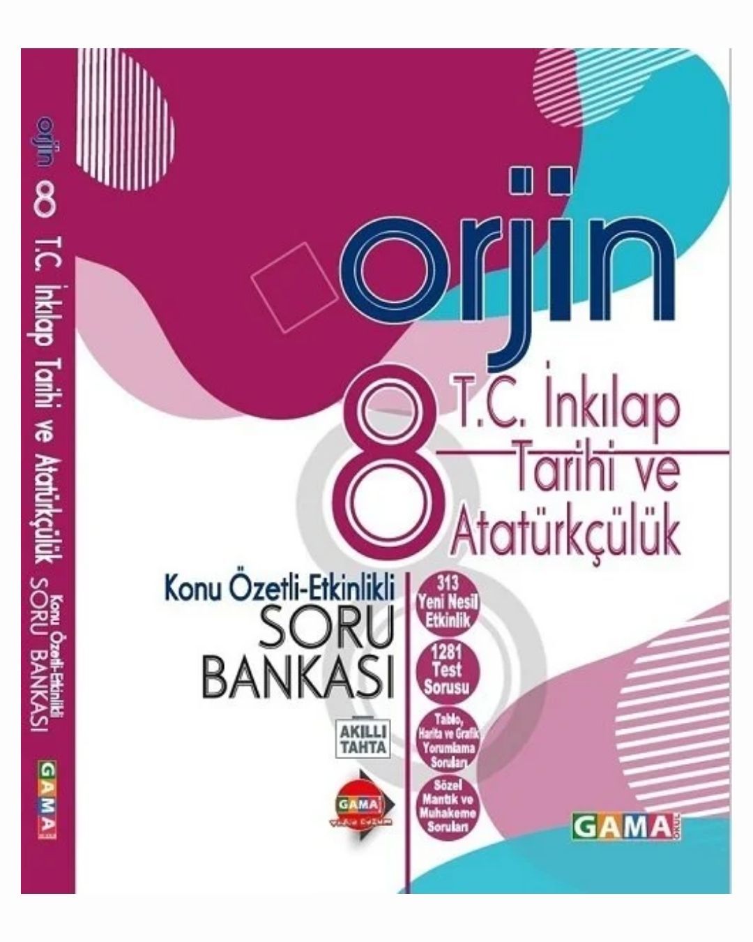 Gama 8. Sınıf TC İnkılap Tarihi ve Atatürkçülük Orjin Konu Özetli Soru Bankası Gama Yayınları