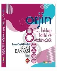 Gama 8. Sınıf TC İnkılap Tarihi ve Atatürkçülük Orjin Konu Özetli Soru Bankası Gama Yayınları