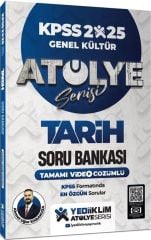 Yediiklim Yayınları 2025 KPSS Genel Kültür Tarih Atölye Serisi Tamamı Video Çözümlü Soru Bankası