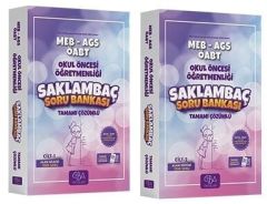 CBA Akademi ÖABT MEB-AGS Okul Öncesi Öğretmenliği Saklambaç Soru Bankası Set - Ahmet Çam CBA Akademi