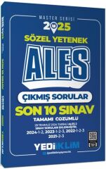 Yediiklim Yayınları 2025 ALES Sözel Yetenek Son 10 Sınav Tamamı Çözümlü Çıkmış Sorular