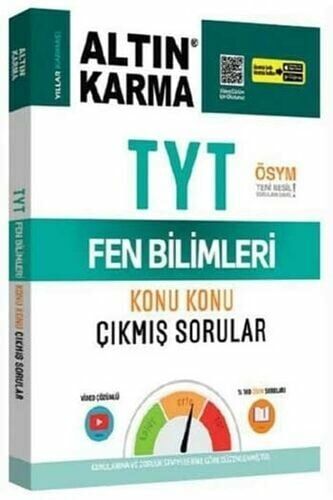 Altın Karma TYT Fen Bilimleri Konu Konu Çıkmış Sorular