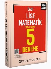 Öğreti 2023 ÖABT Lise Matematik Öğretmenliği 5 Deneme