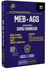 Pegem 2025 MEB-AGS Sözel-Sayısal Yetenek, Tarih, Türkiye Coğrafyası, Mevzuat Soru Çözümlü Pegem