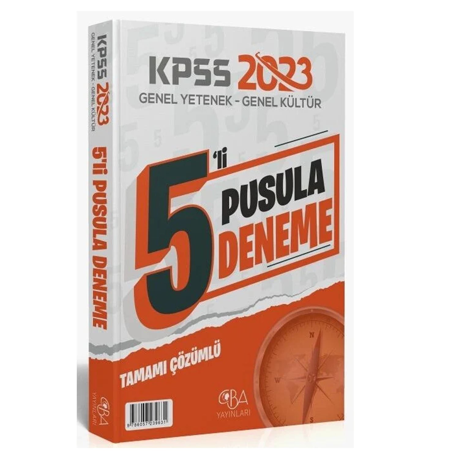 CBA Yayınları 2023 KPSS Genel Yetenek Genel Kültür Pusula 5 Deneme Çözümlü CBA Yayınları