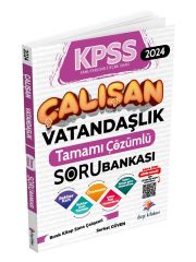 Dizgi Kitap 2024 KPSS Çalışan Vatandaşlık Tamamı Çözümlü Soru Bankası