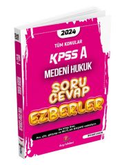 Dizgi Kitap 2024 KPSS A Medeni Hukuk Soru Cevap Ezberler