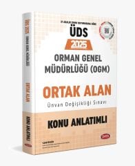 Data 2025 ÜDS Orman Genel Müdürlüğü Ünvan Değişikliği Ortak Alan Konu Anlatımlı