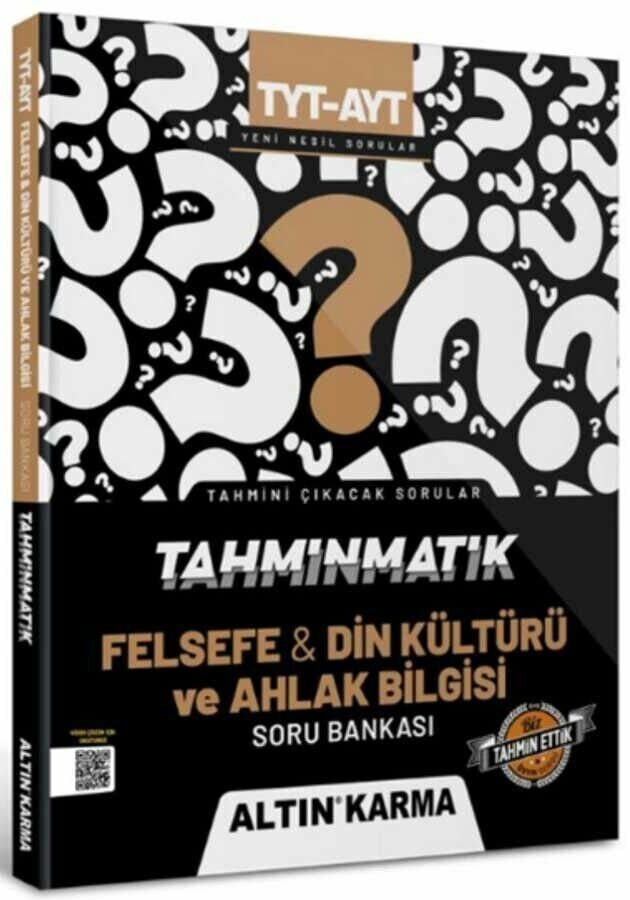 Altın Karma Yayınları TYT AYT Felsefe Ve Din Kültürü Tahminmatik Soru Bankası