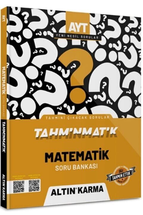 Altın Karma Yayınları AYT Matematik Tahminmatik Soru Bankası