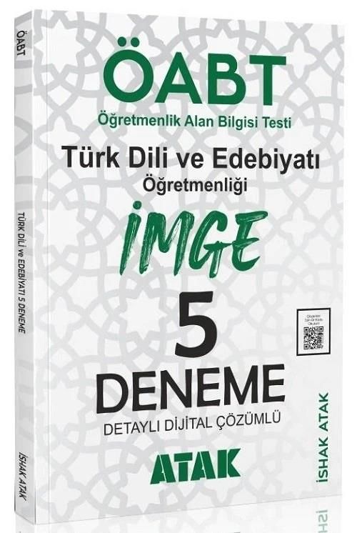 Atak ÖABT Türk Dili Edebiyatı Öğretmenliği İmge 5 Deneme Çözümlü - İshak Atak Atak Yayınları