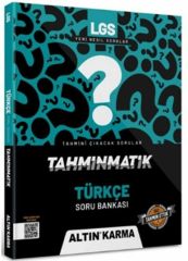 Altın Karma Yayınları 8. Sınıf LGS Türkçe Tahminmatik Soru Bankası