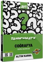 Altın Karma Yayınları AYT Coğrafya Tahminmatik Soru Bankası