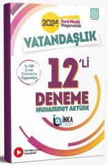 İnka Uzem 2024 KPSS Vatandaşlık 12 Deneme Video Çözümlü - Muhammet Aktürk İnka Uzem