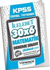 Yönerge KPSS Matematik 30x6 Deneme Çözümlü