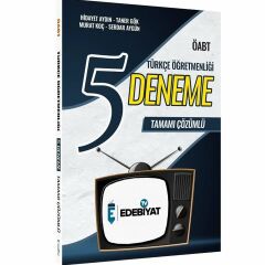 Edebiyat TV ÖABT Türkçe Öğretmenliği 5 Deneme Çözümlü - Hidayet Aydın