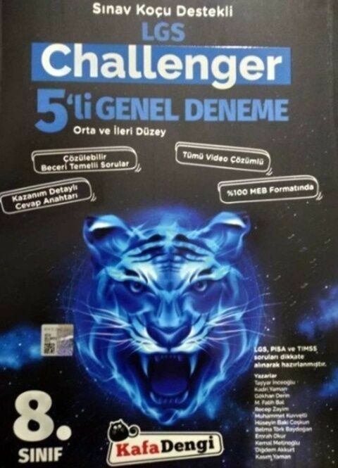 Kafa Dengi Yayınları 8. Sınıf LGS Genel Challenger 5 Deneme
