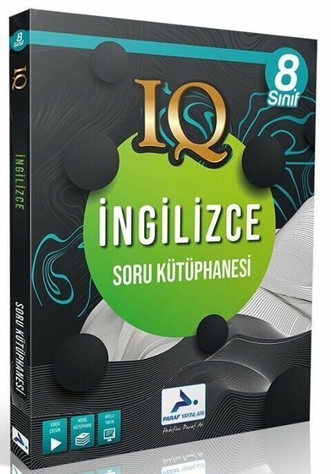 Paraf Yayınları 8. Sınıf İngilizce IQ Soru Kütüphanesi