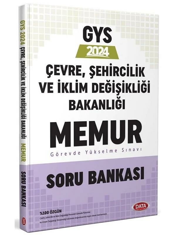 Data 2024 GYS Çevre, Şehircilik ve İklim Değişikliği Bakanlığı Memur Soru Bankası Data Yayınları