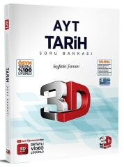 3D Yayınları YKS AYT Tarih Soru Bankası Video Çözümlü 3D Yayınları