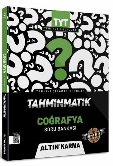 Altın Karma Yayınları TYT Coğrafya Tahminmatik Soru Bankası