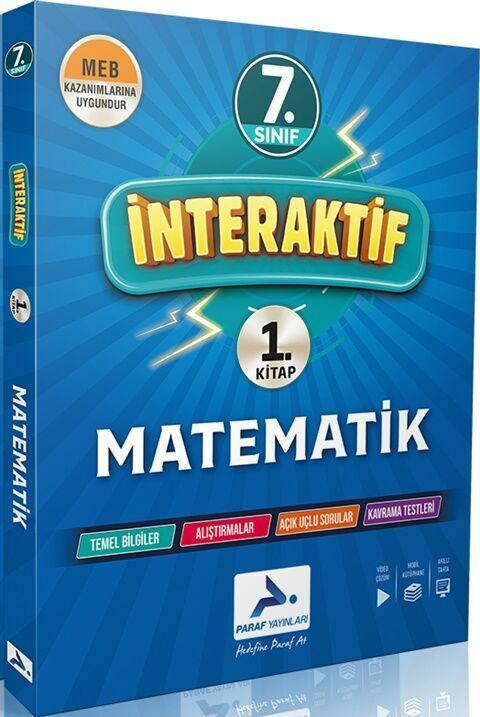 Paraf Yayınları 7.Sınıf İnteraktif Matematik Soru Bankası