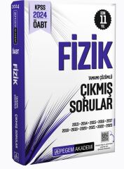 Pegem 2024 ÖABT Fizik Öğretmenliği Son 11 Yıl Çıkmış Sorular Çözümlü Pegem Akademi Yayınları