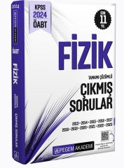 Pegem 2024 ÖABT Fizik Öğretmenliği Son 11 Yıl Çıkmış Sorular Çözümlü Pegem Akademi Yayınları