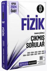 Pegem 2024 ÖABT Fizik Öğretmenliği Son 11 Yıl Çıkmış Sorular Çözümlü Pegem Akademi Yayınları