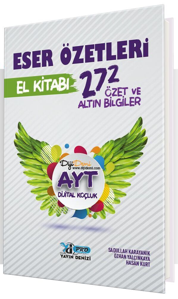 Yayın Denizi AYT Eser Özetleri Pro El Kitabı