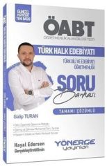 Yönerge ÖABT Türk Dili ve Edebiyatı Öğretmenliği Türk Halk Edebiyatı Soru Bankası