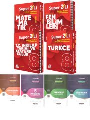 Marka Yayınları 2025 LGS Paragraf Soru Fasikülü ve Örnek Akademi Tüm Dersler Süper 2li Set