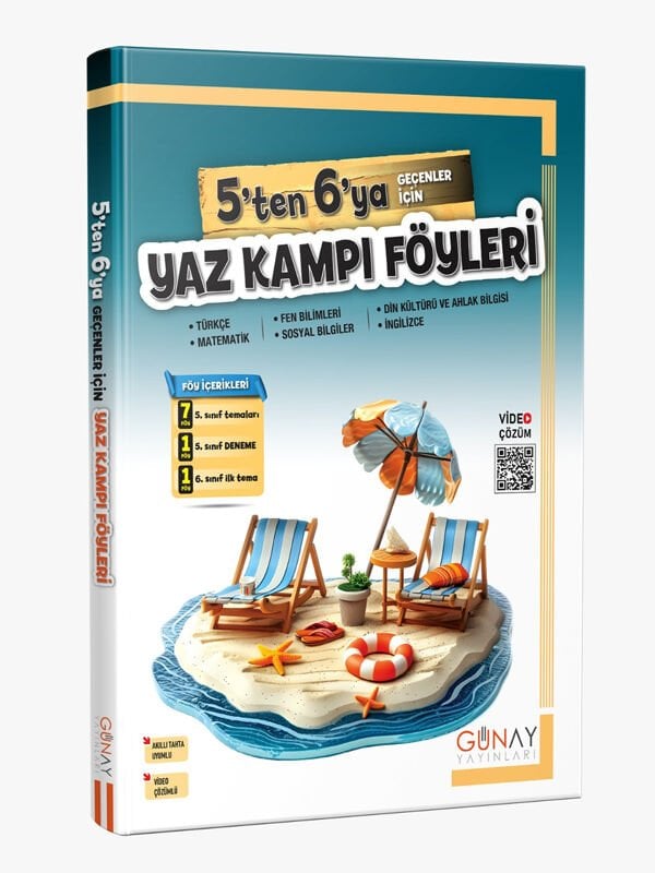 Günay Yayınları 5`ten 6`ya Geçenler İçin Yaz Kampı Föyleri