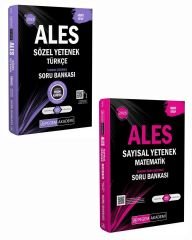 Pegem 2025 ALES Türkçe Sözel Yetenek + Matematik Sayısal Yetenek Soru Bankası 2 li Set Pegem Akademi