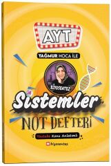KR Akademi Yağmur Hoca ile AYT Biyosentez Sistemler Not Defteri Tamamı El Yazılı